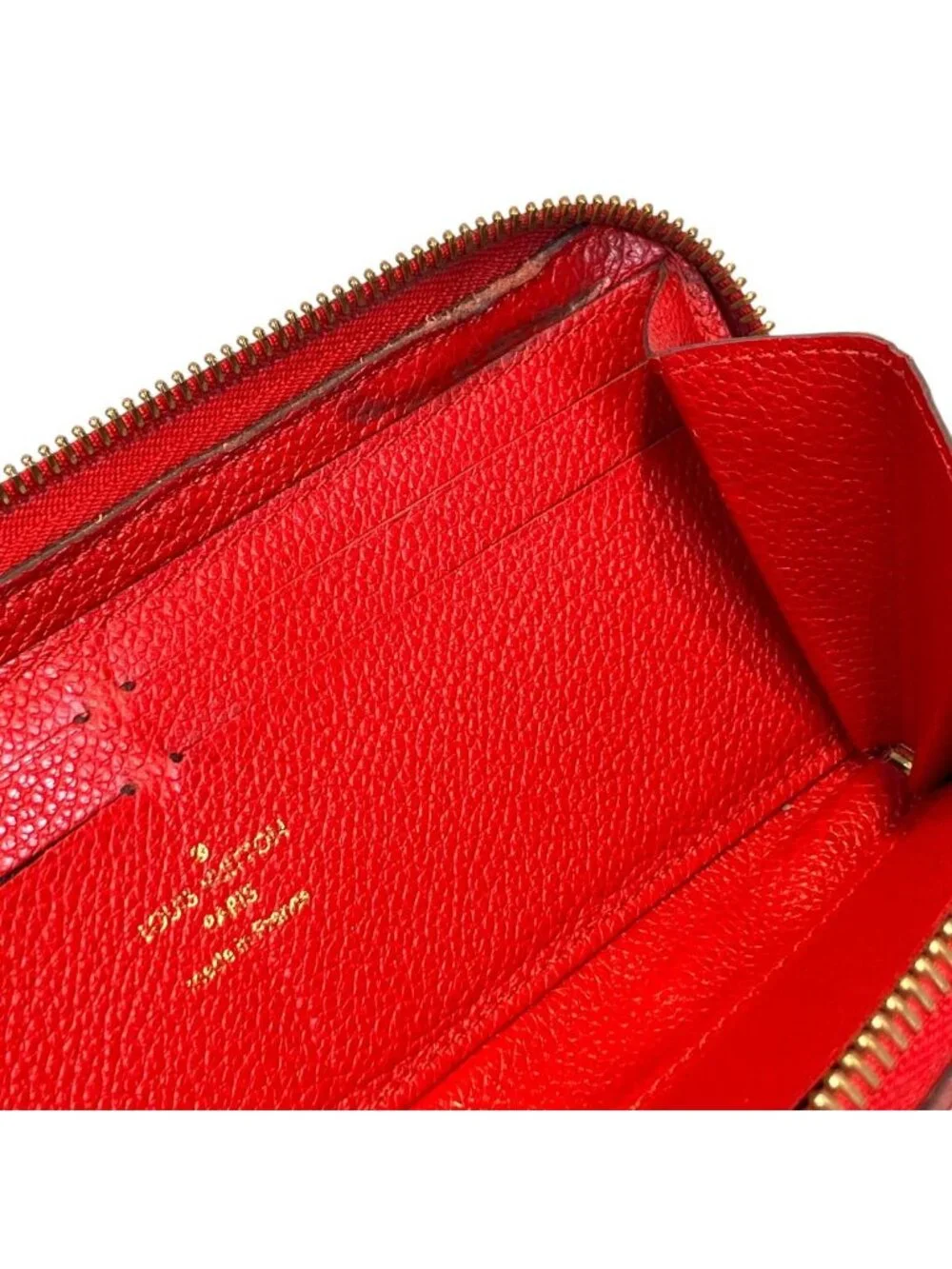 Louis Vuitton Portefeuille Clemence Monogram Empreinte Wallet Canvas